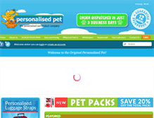 Tablet Screenshot of petcollars.com.au